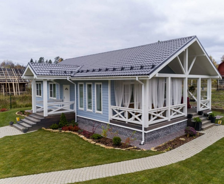 Скандинавский каркасник одноэтажный