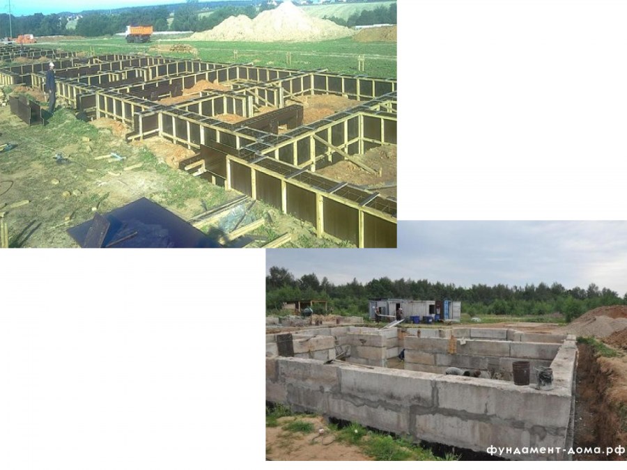 Фундамент коллаж