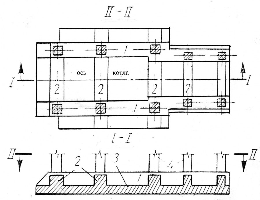 Конструкции сплошных фундаментов