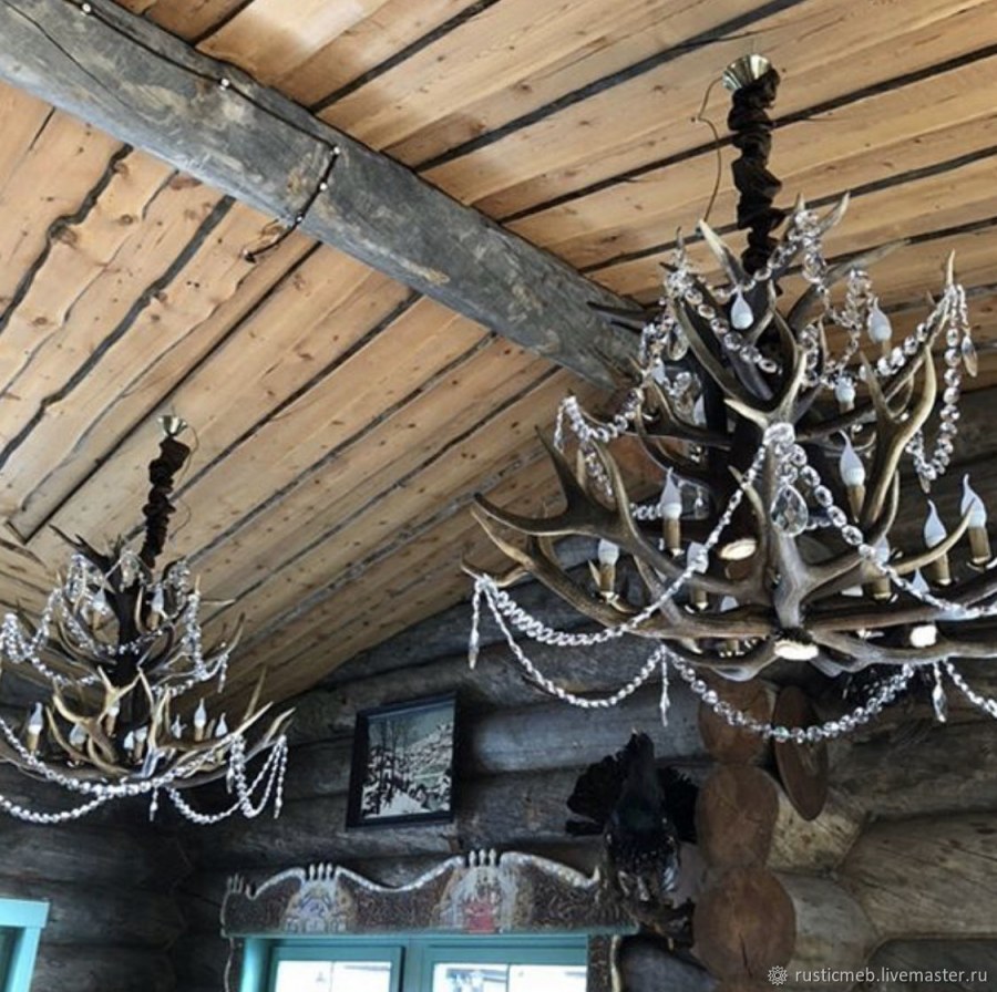 Рога в современном интерьере