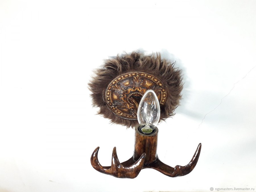 Оленьи рога в современном интерьере