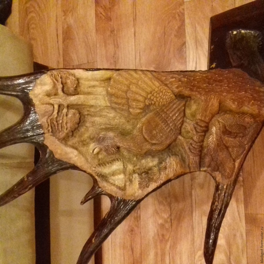 Оленьи рога в скандинавском интерьере