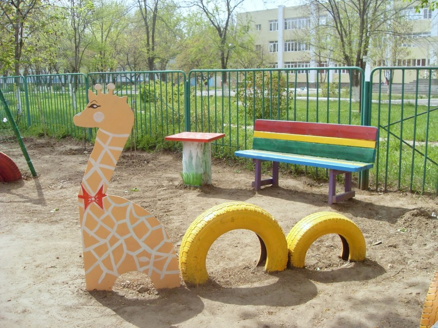Благоустройство площадки в детском саду