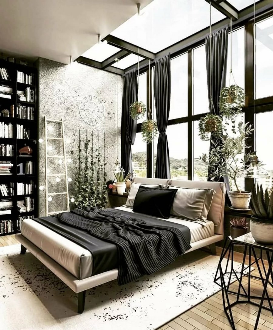 Спальня в стиле Loft