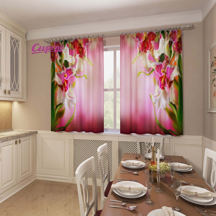 Шторы для кухни Нивассан Ромео