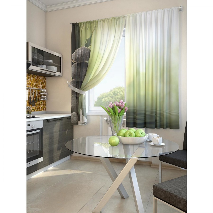 Тюль WITERRA органза Кристалл на ленте 260 см