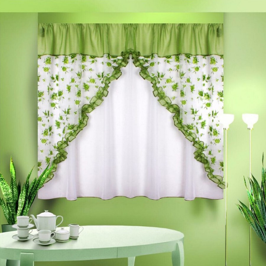 Фотошторы для кухни "сирень после дождя"