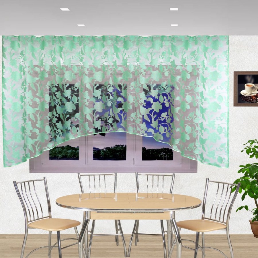 Красивые шторы на кухню