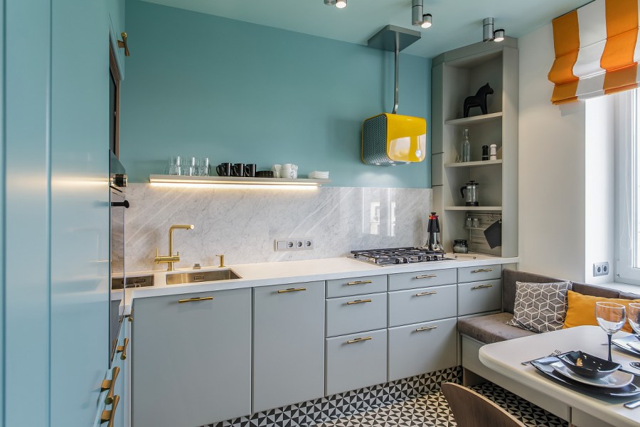 Бирюзовая кухня