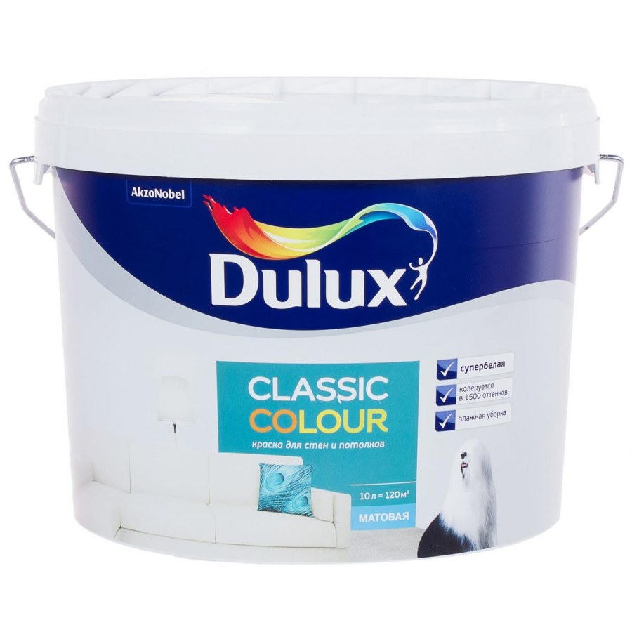 Акриловая краска Dulux Classic Colour 10 л