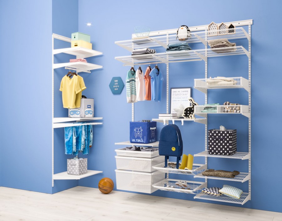 Модульная гардеробная система Elfa