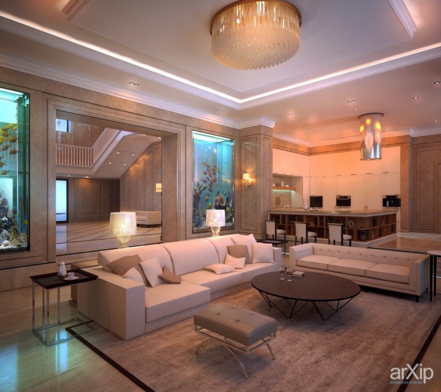 Гостиная в частном доме