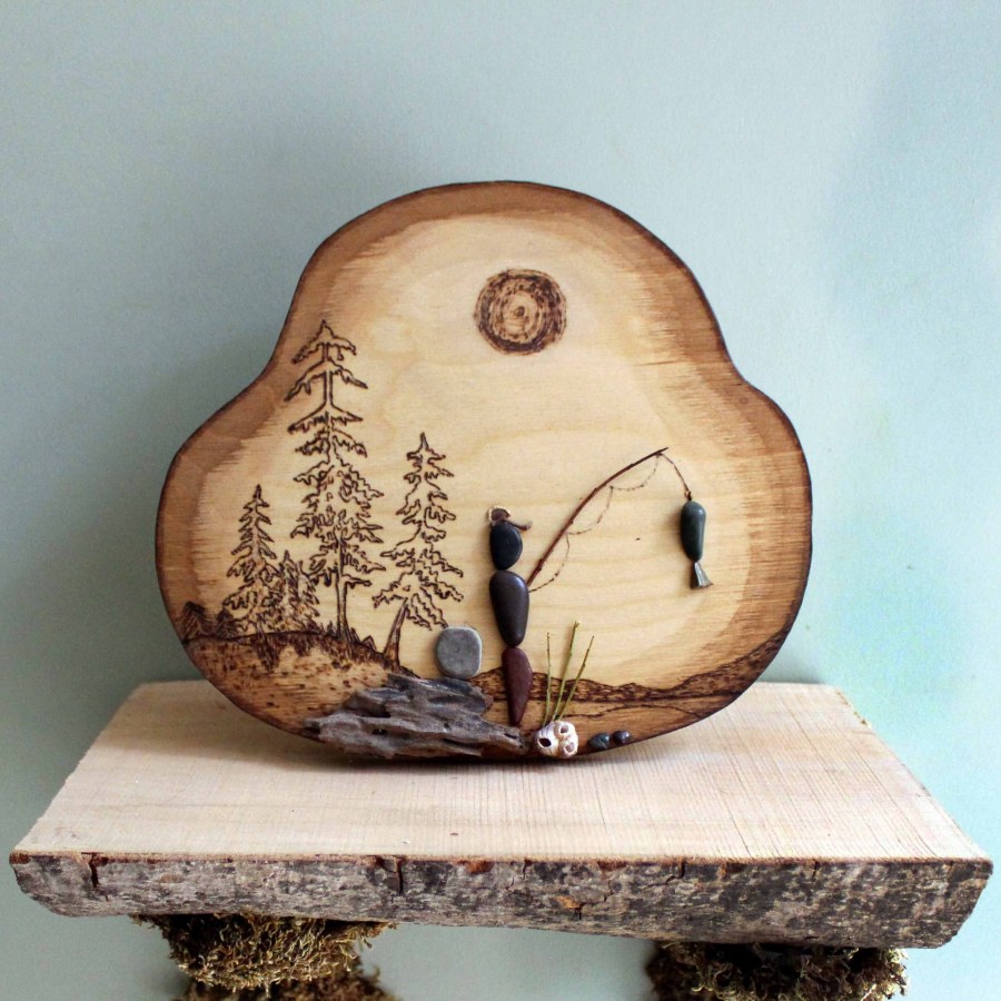 Изделия из спилов дерева