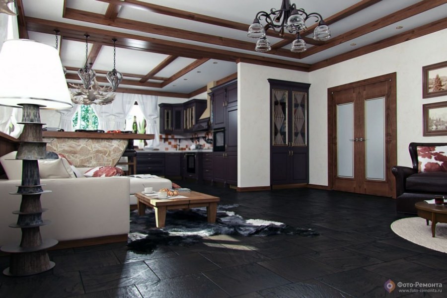 Гостиная в баварском стиле