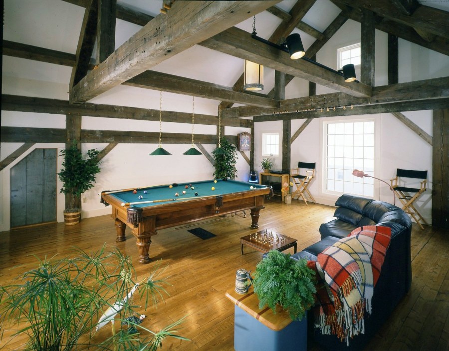 Потолок в стиле фахверк