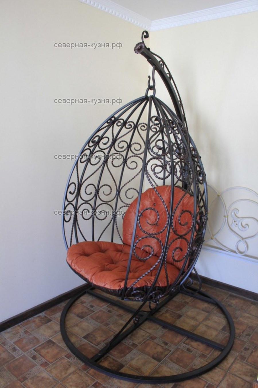 Качели кокон холодная ковка