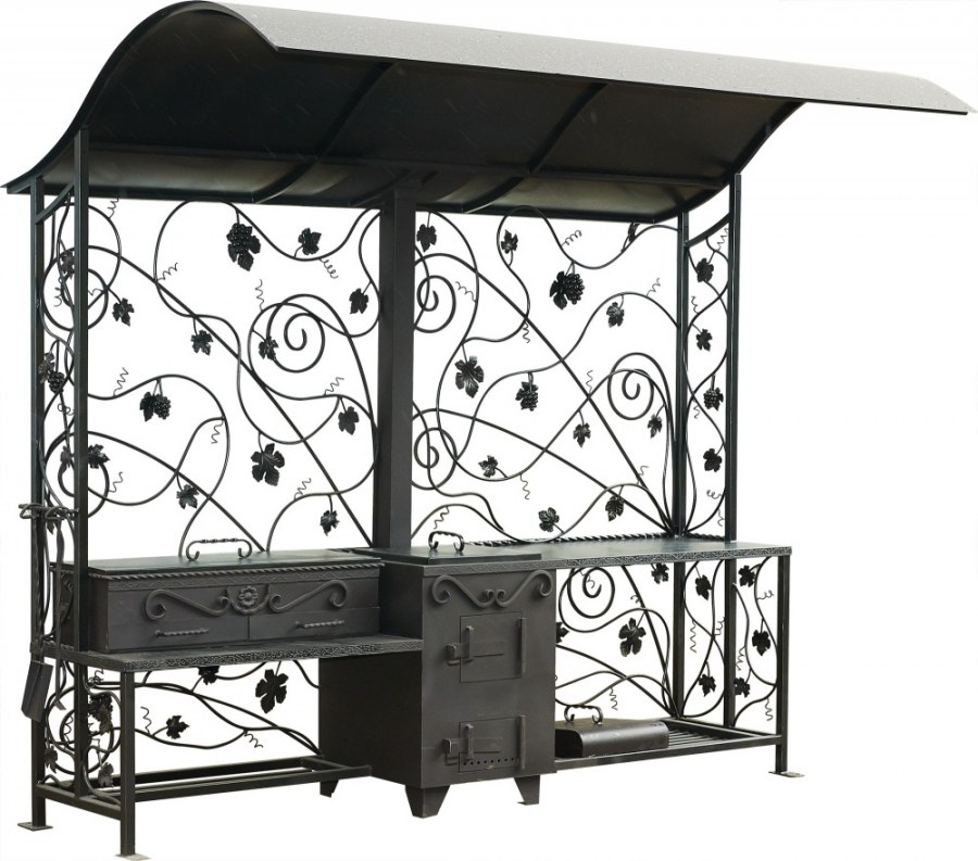 Мангал Grillux Garden, 95,3х32,4х83 см