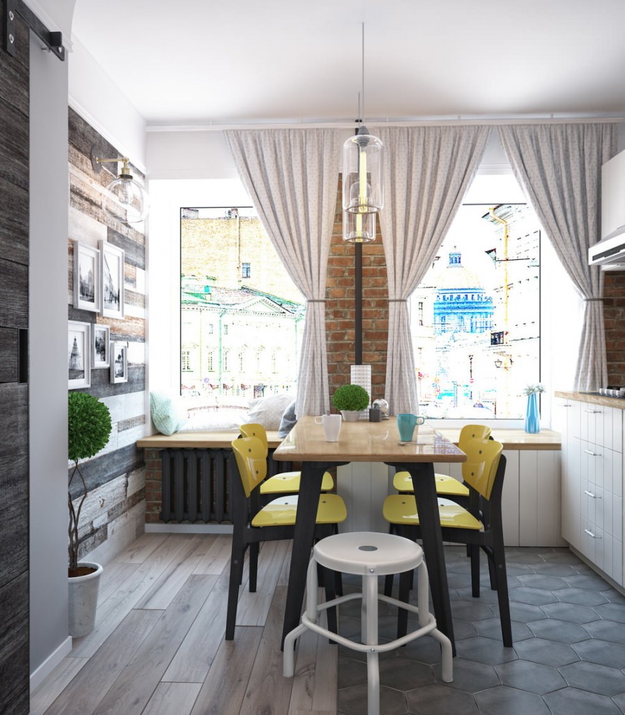 Интерьер двухкомнатной квартиры распашонки