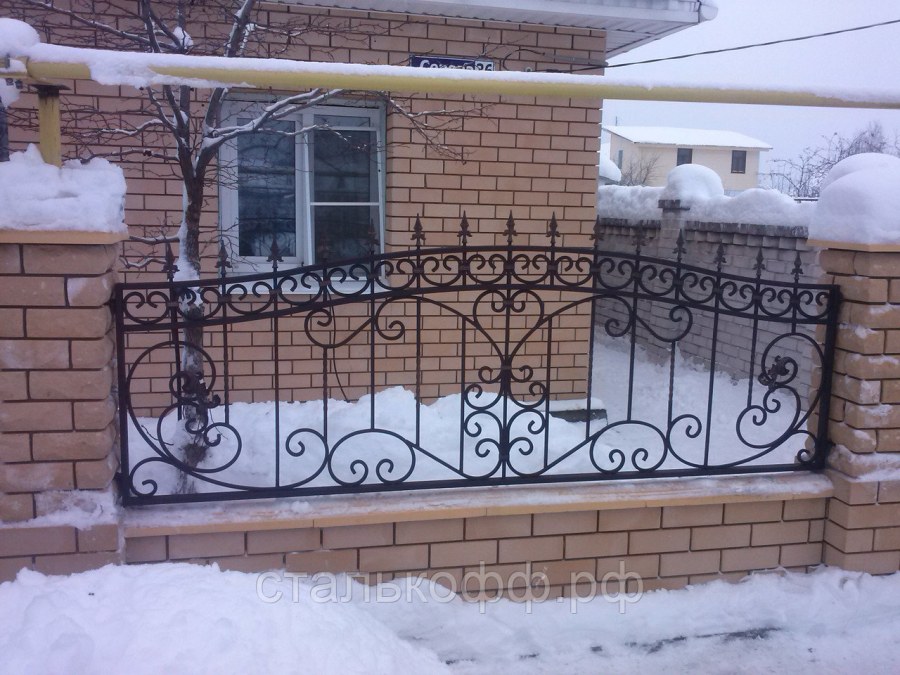 Кованые палисадники