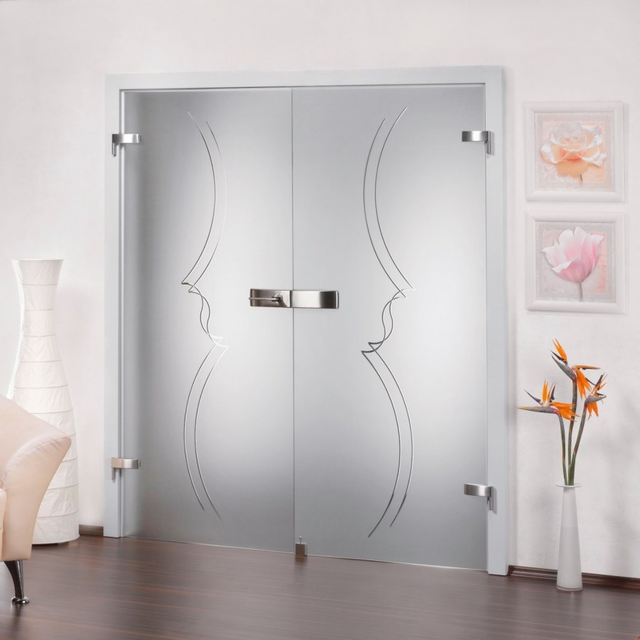 Стеклянные двери