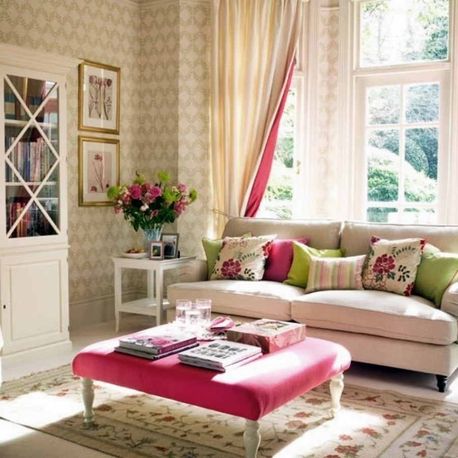 Гостиная в романтическом стиле