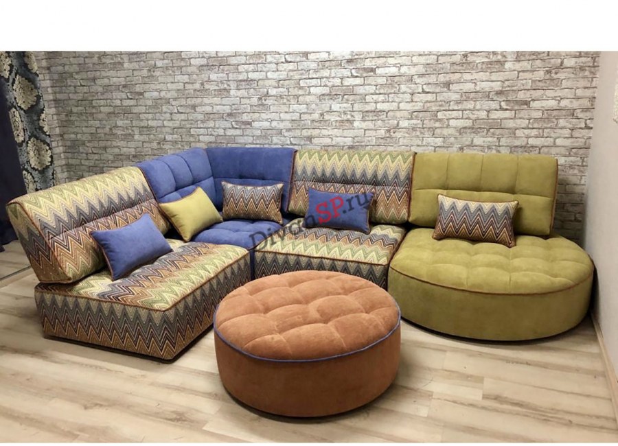 Модульный диван Квадро, разноцветный {126204}