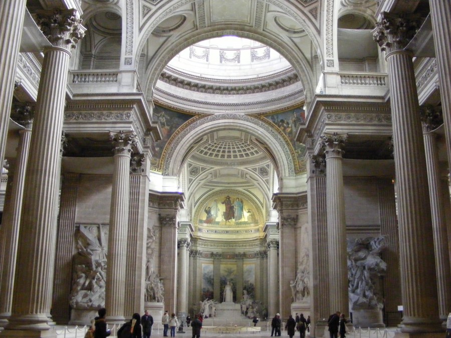 Пантеон в Париже интерьер