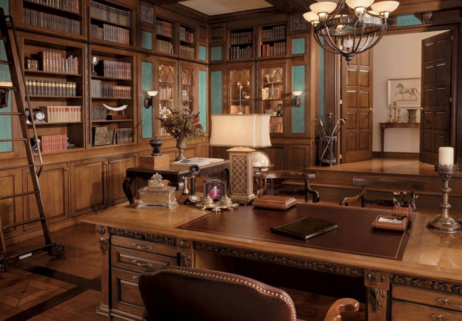 Кабинет в староанглийском стиле
