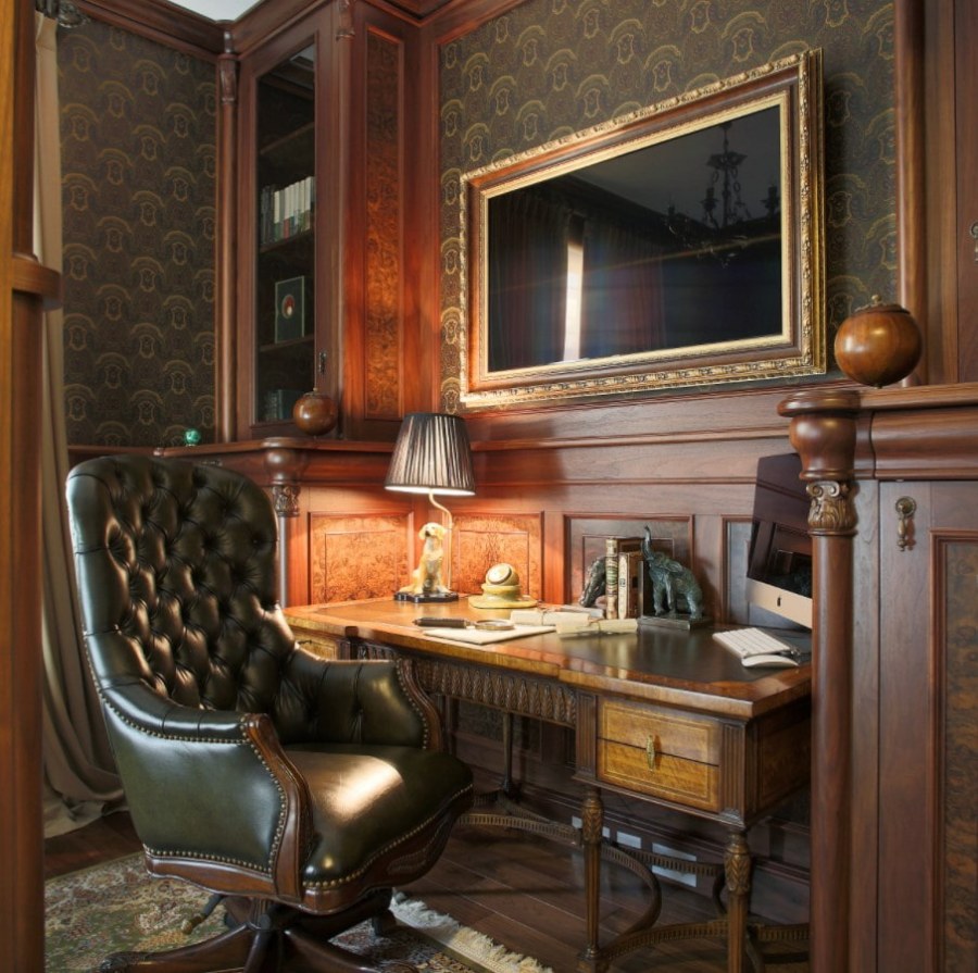 Классический интерьер кабинета