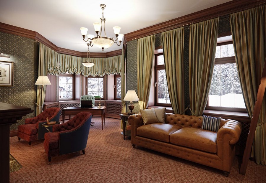 Шторы в кабинет