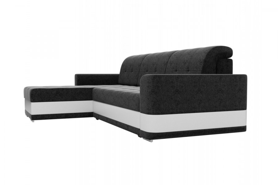 Угловой диван Честер черный