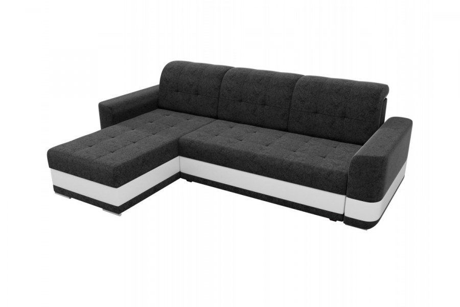 Угловой диван Честер черный