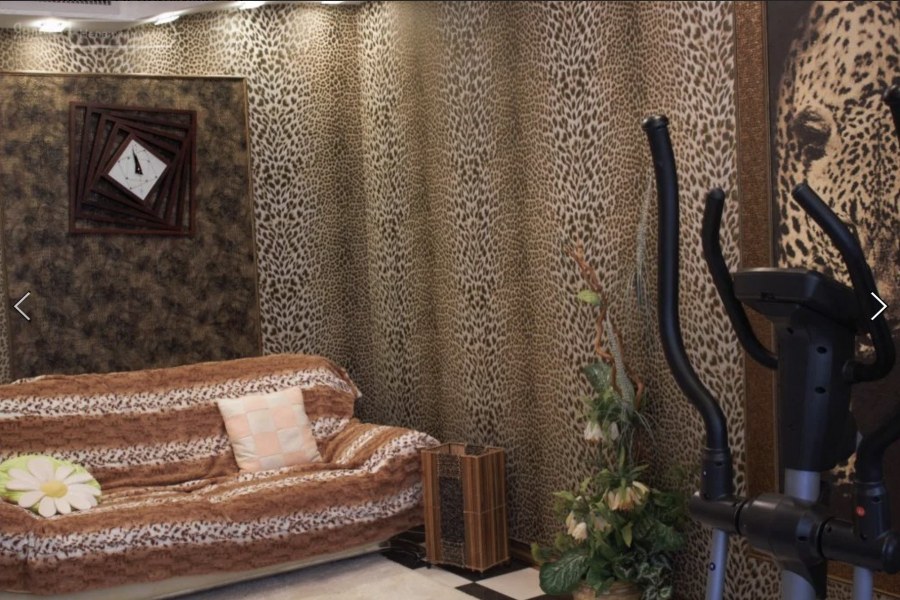 Леопардовые обои в квартире