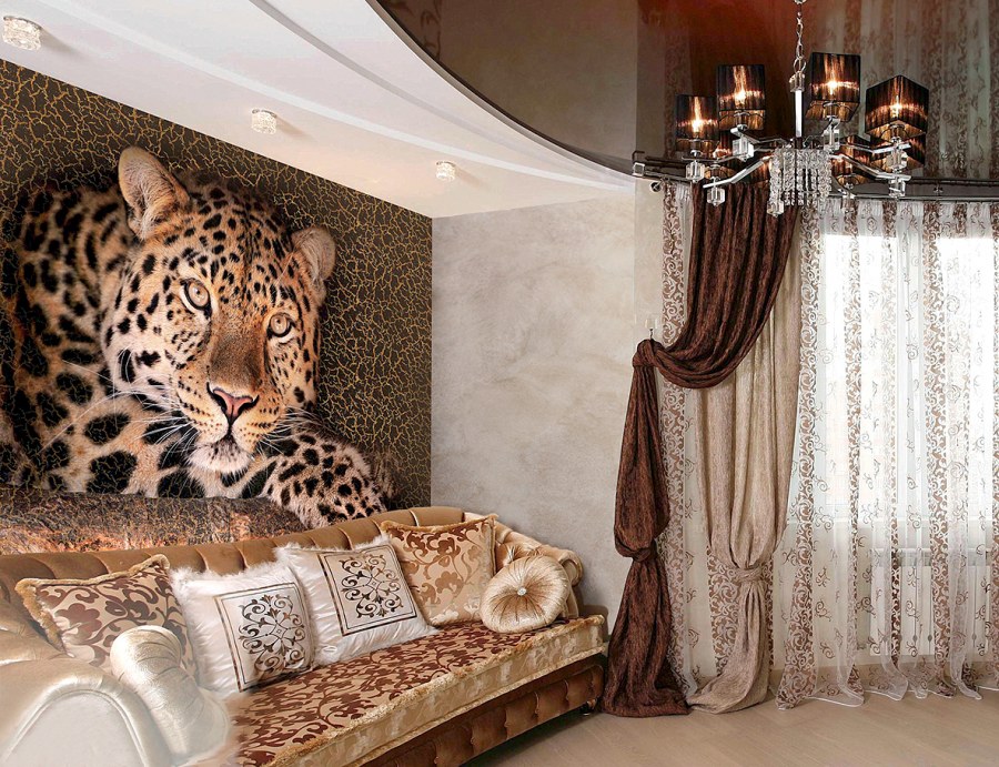 Комната с леопардом