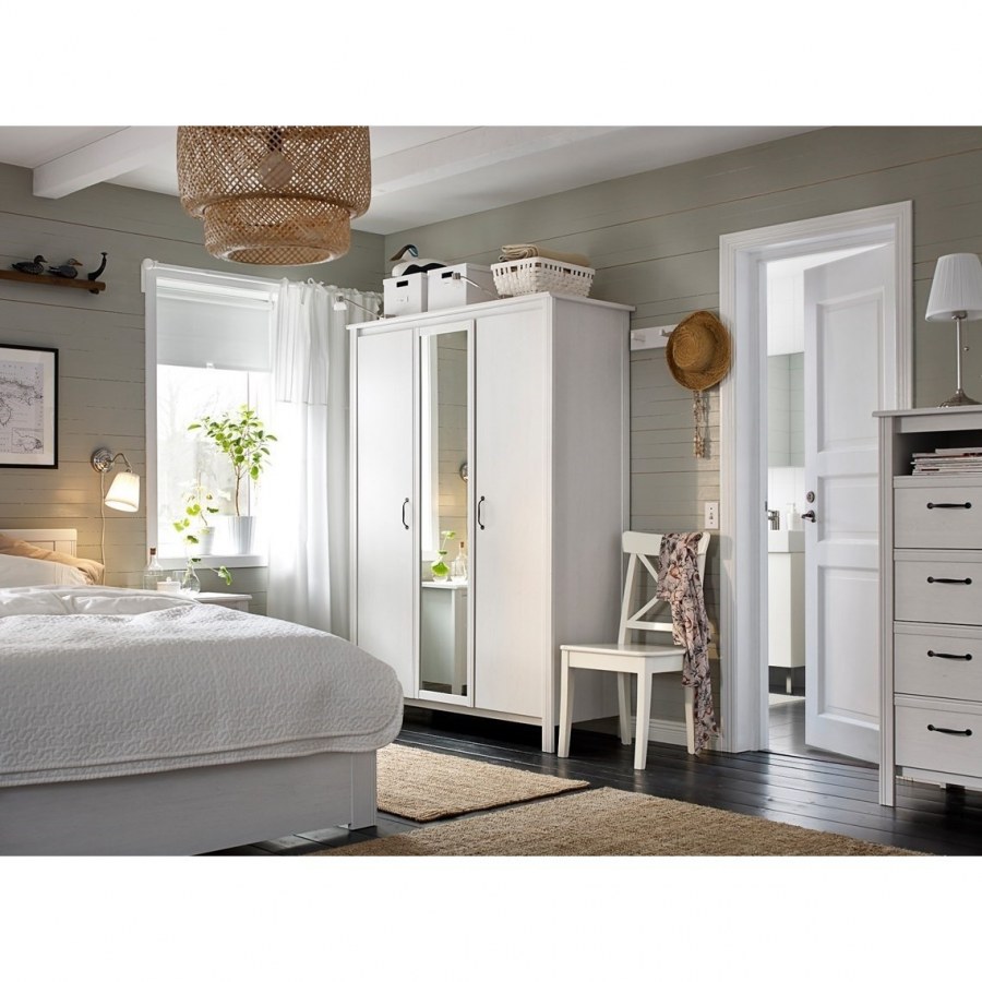 Комод икеа белый БРУСАЛИ