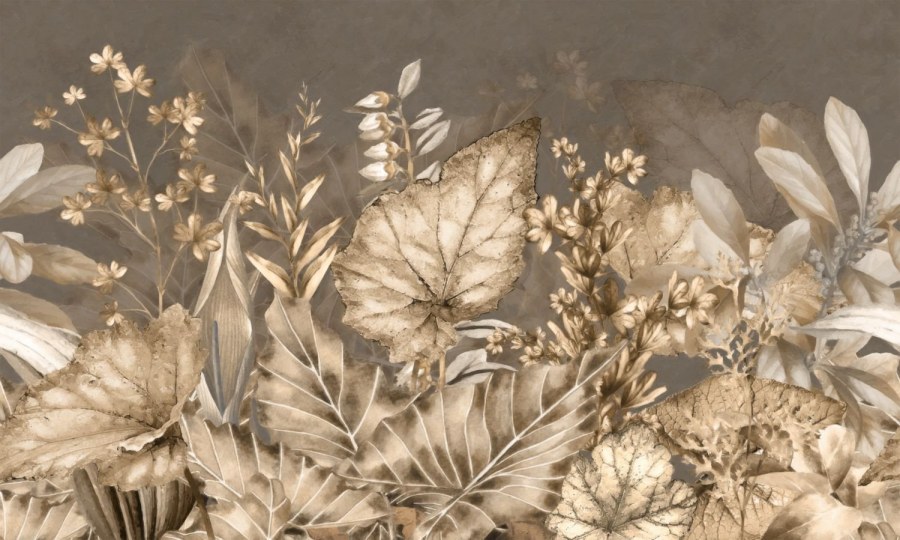 Фреска листья