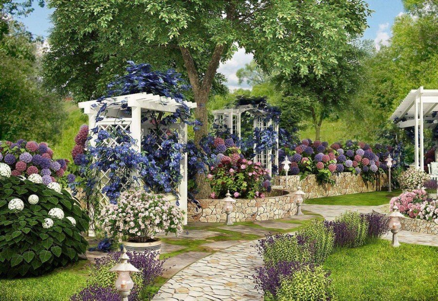 Пергола сад Франция