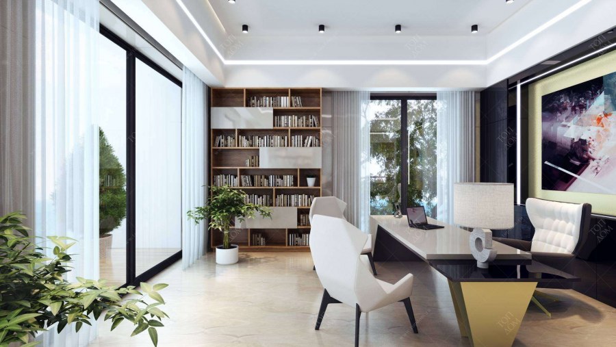 Красивые современные кабинеты