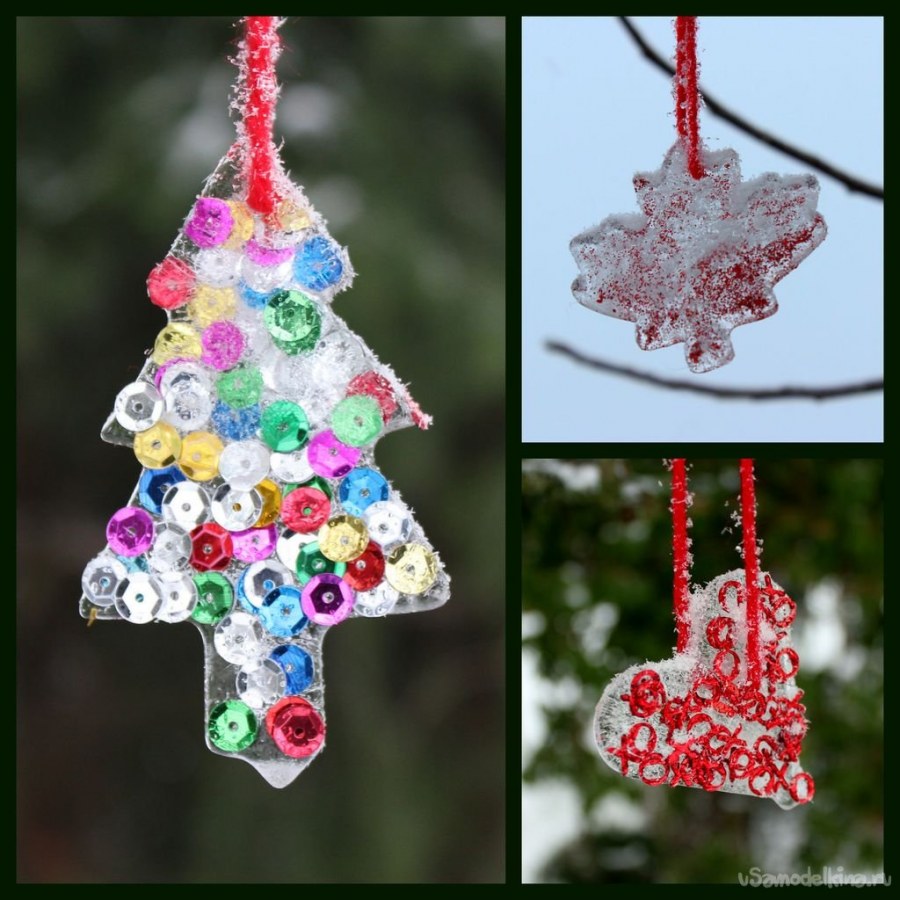 Оригинальное украшение елки