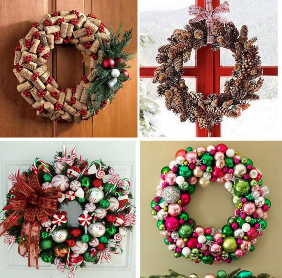 Новогодние украшения своими руками