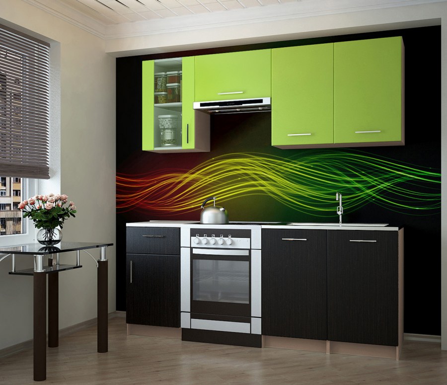 Кухонный гарнитур Симпл 2100 (венге)