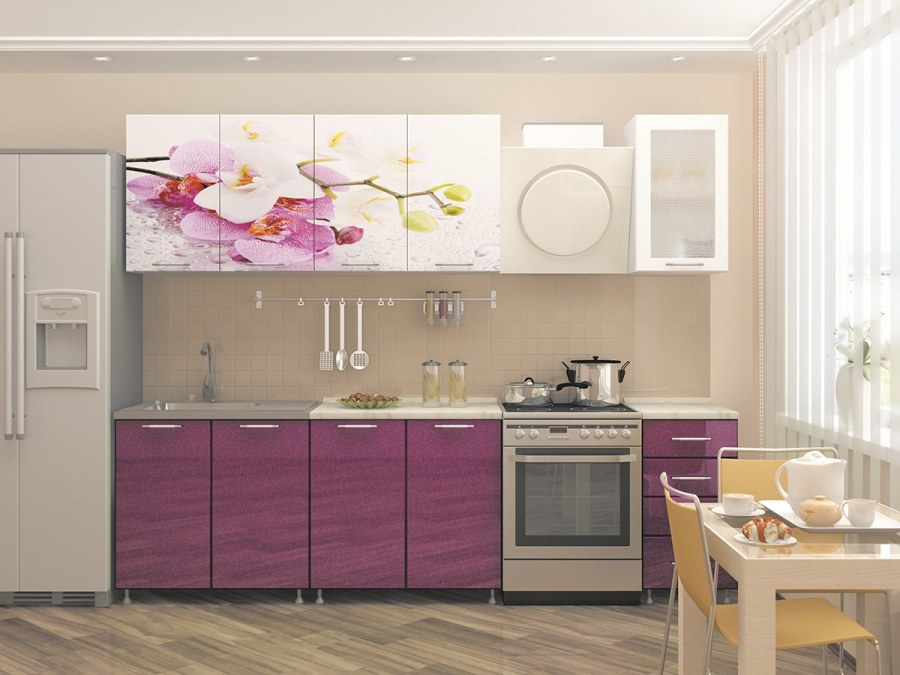Кухня Орхидея БТС