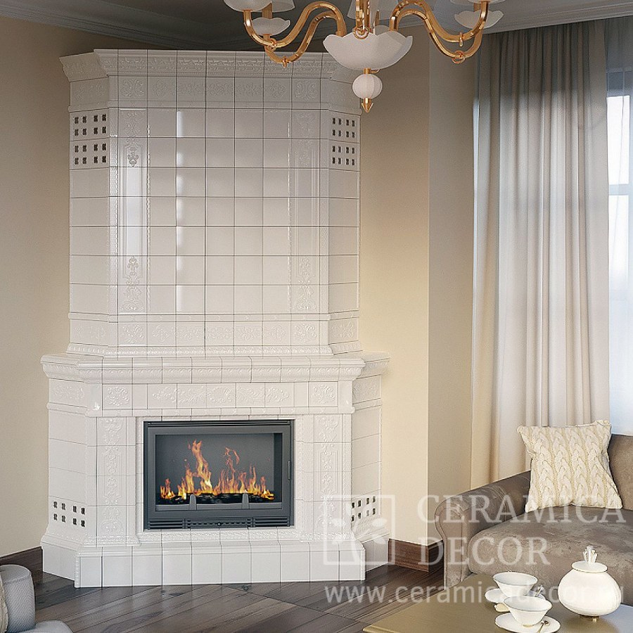 Керама Марацци отделка камина