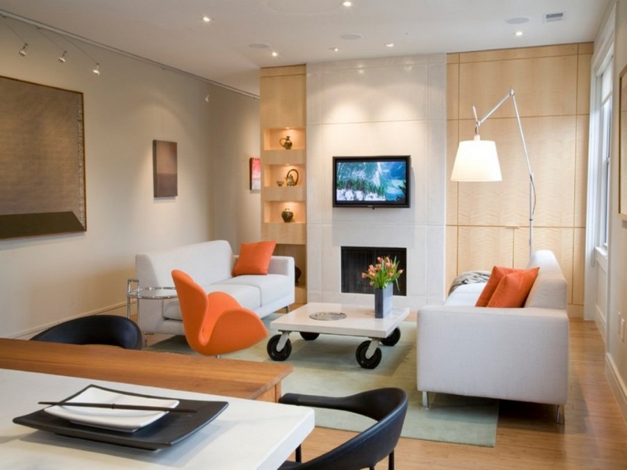 Интерьер с натянутыми потоокамм