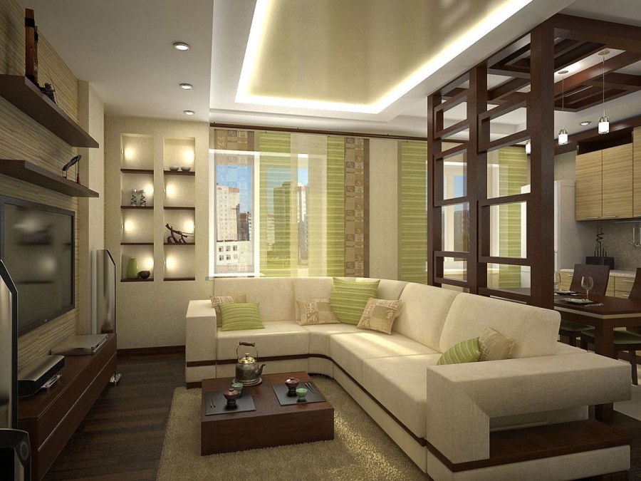 Планировка гостиной