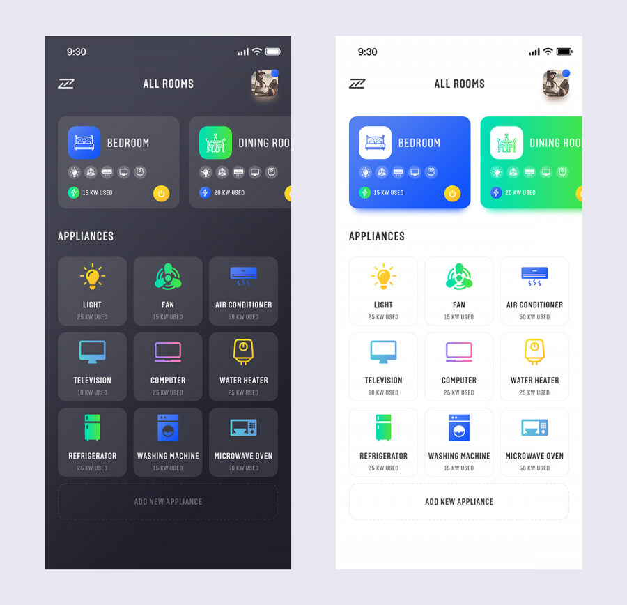 Умный дом Интерфейс