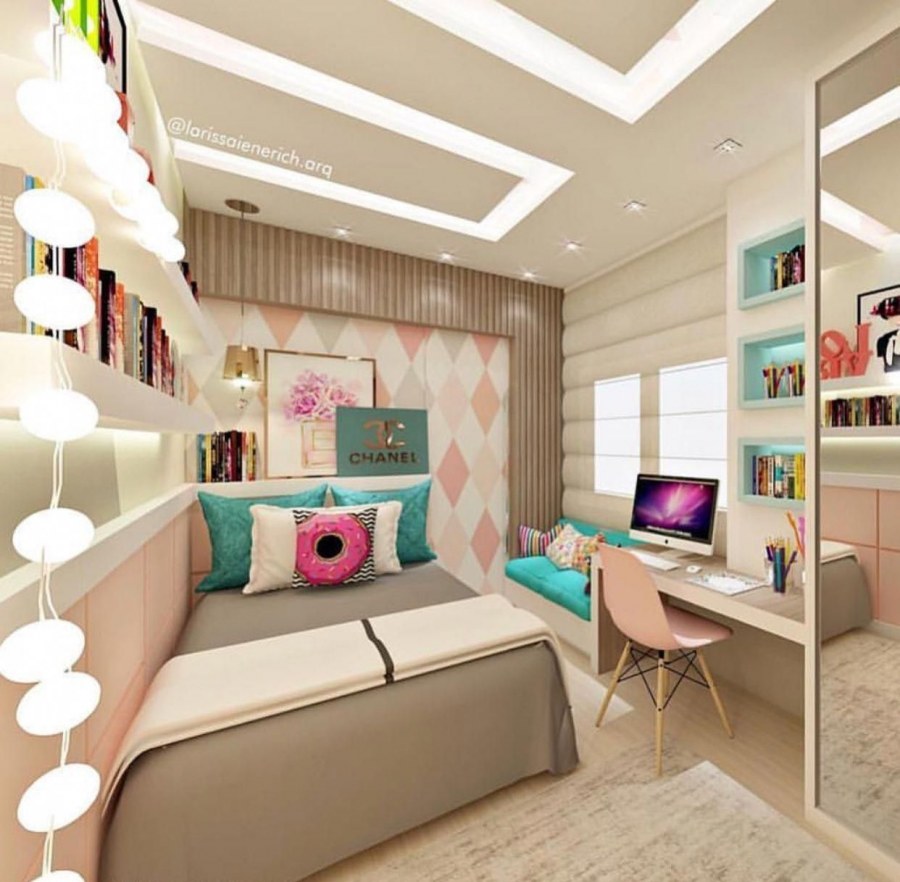 Планировка детской для девочки