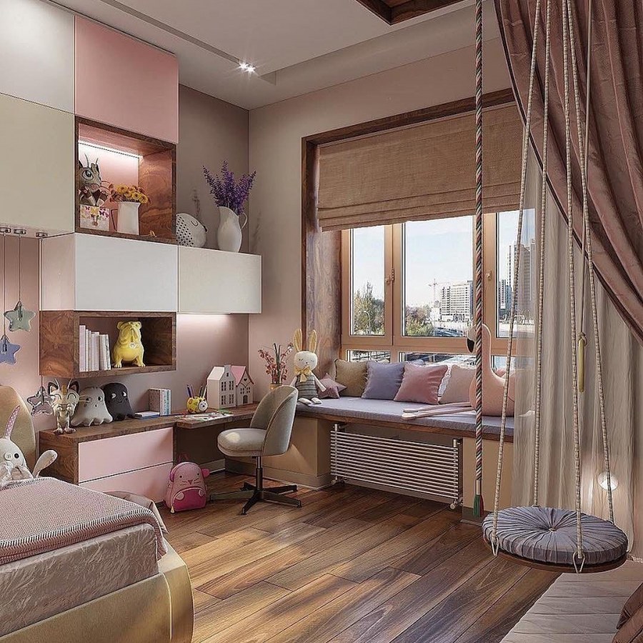 Интерьер комнаты для девочки