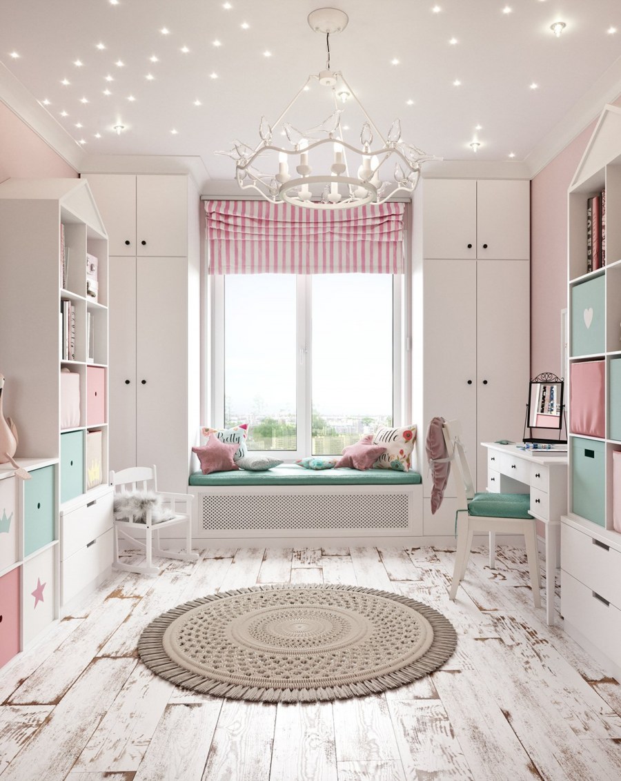 Стильная детская комната для девочки
