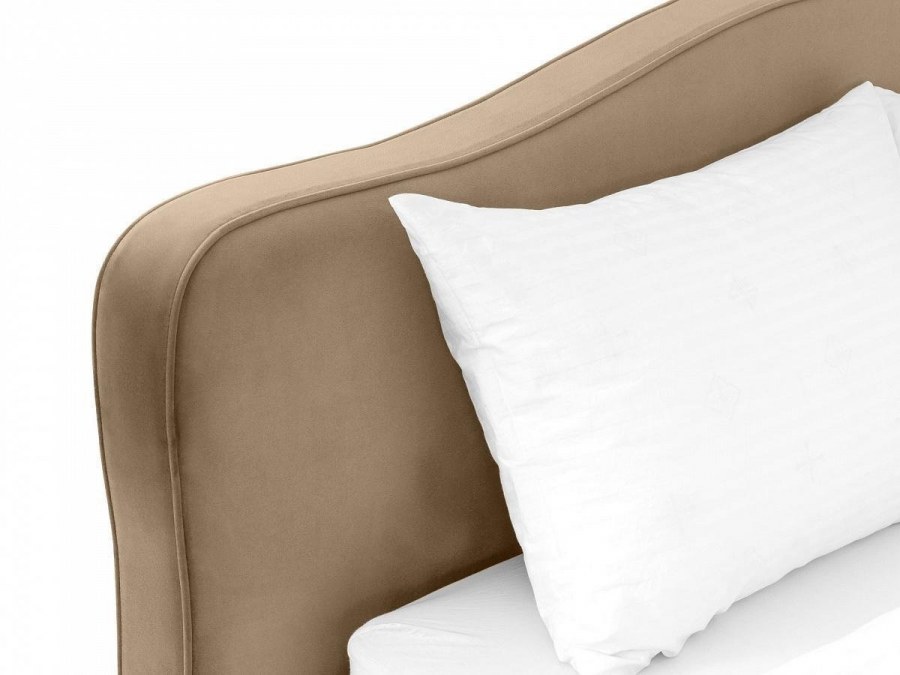 Кровать Queen Agata Lux ОГОГО 160x200 см ткань Italia 21